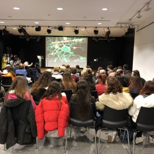 2019-02-26 CAI assisteix una xerrada de Ciència a la Biblioteca de Castelldefels